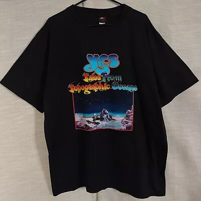 Buy RARE Vintage YES  Tales From Topographic Oceans  2003 Tour Band Merch Shirt - XL • 60.05£