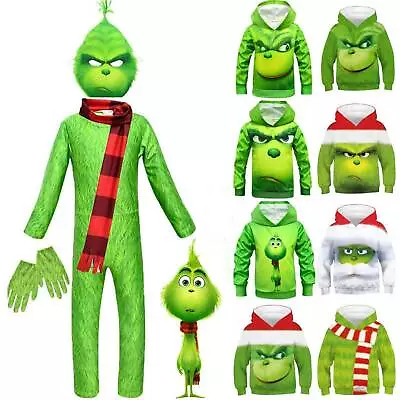 Buy Kid Girls Boys Hoodie Fancy Cartoon Jumper Xmas Christmas Pullover Tops Costume • 15.66£