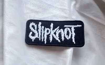 Buy Slipknot White & Black Iron-On/Sew-On Embroidered Clothing Patch Badge  • 13.75£