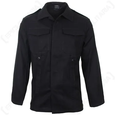 Buy Prewashed German Army Style Moleskin Field Jacket - Black • 42.95£
