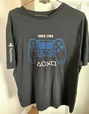 Buy Mens Size X Large Black Official PlayStation T-Shirt By George Great Condition • 5£