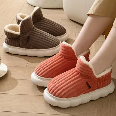 Buy Sunmoine Cloud Slippers Women Warm Slippers Comfortable Thick Sole Anti-Slip • 13.15£