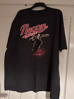 Buy The Walking Dead Negan T Shirt Loot Crate 3xl 28 Inch Width • 6.50£