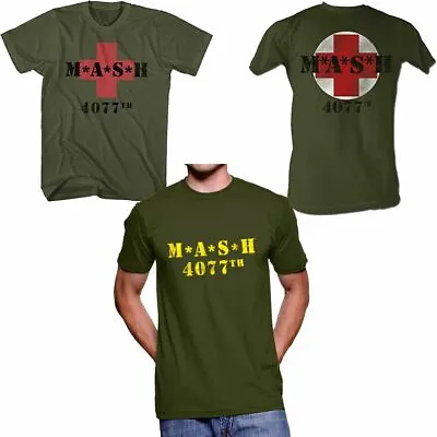Buy CHOOSE Adult TV Show Mash M*A*S*H Military Army Medic Team Green T-Shirt Tee • 18.44£