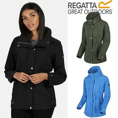 Buy Regatta Womens Kimberley Walsh Narelle Waterproof Jacket Full Zip Up Coat • 44.99£