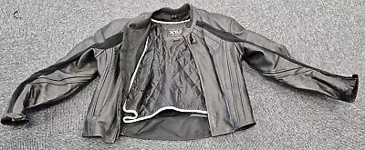 Buy Frank Thomas XTI Motorcycle Leather Jacket UK44 With Gillet Inside • 9.99£