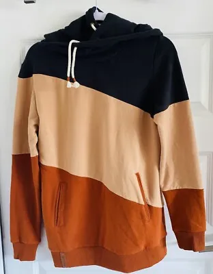 Buy NWT Ampersand Avenue Hoodie Womens Small Pullover Sweatshirt Brown Top Pockets • 18.30£