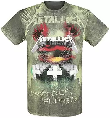 Buy METALLICA - MASTER OF PUPPETS ALL OVER - Size M - New T Shirt - J72z • 27.03£