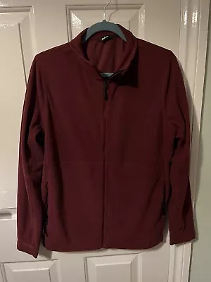 Buy Mens Rohan Jacket Red Stretch Microgrid Full Zip Long Sleeve Size LargeJumper • 19.99£