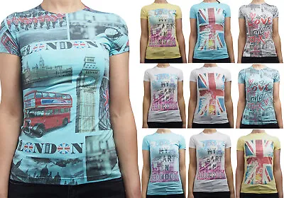 Buy  Ladies London Souvenir Sublimation T-Shirt  • 4.99£