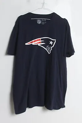 Buy NFL New England Patriots T-Shirt - Blue - Size XL (ZD2) • 4.79£
