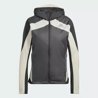 Buy Adidas Ocean Marathon Primeblue Womens Hooded Jacket UK Small New - H31160 • 42£