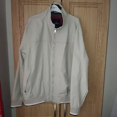 Buy Men's Stone Coloured Casual Jacket By Blue Harbour (M&S), Size XXL • 10£