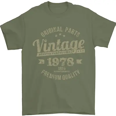 Buy Vintage Year 46th Birthday 1978 Mens T-Shirt 100% Cotton • 8.49£