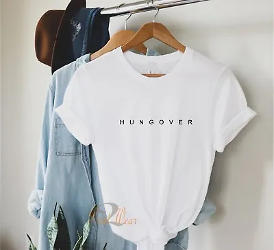 Buy Hungover T-Shirt, Hangover T-shirt, Unisex Funny Slogan T-shirt • 10.50£