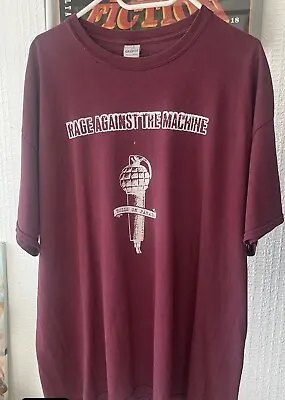 Buy Vintage Rage Against The Machine Band Shirt Promo Merch • 55£