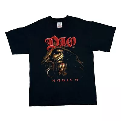 Buy Vintage Screen Stars DIO “MAGICA” Graphic Heavy Metal Band T-Shirt Large Black • 49.99£