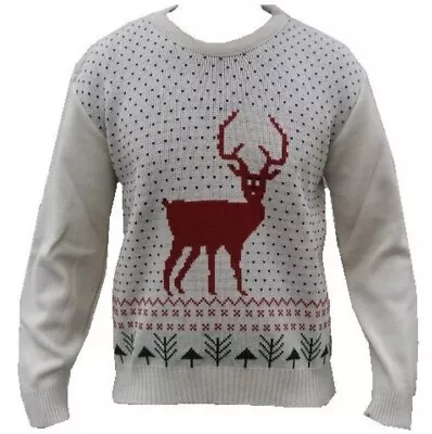 Buy Mens Womens Christmas Jumper Sweater Santa Merry Xmas Novelty Fairisle Ski • 13.95£