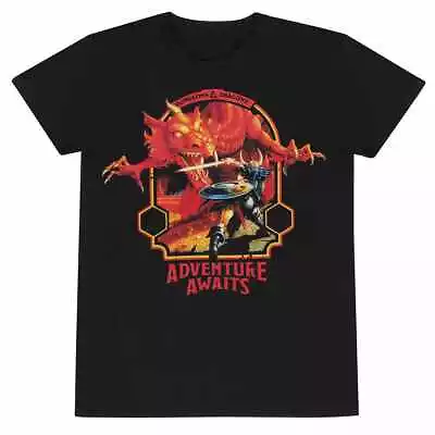 Buy Dungeons And Dragons - Adventure Awaits Unisex Black T-Shirt Large - - K777z • 17.23£