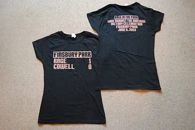Buy Rage Against The Machine Rage 1 Cowell 0 2010 Ladies Skinny T Shirt New Ratm • 7.99£