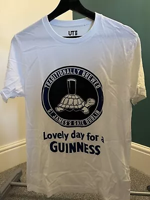 Buy Uniqlo UT Lovely Day For A Guinness Graphic Tee Medium M T Shirt  • 3£