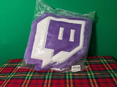 Buy Twitch Tv Glitch Pillow Cushion Plush Soft New Twitch.tv Game Gaming Merch • 19.99£