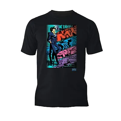Buy Cowboy Beebop Graffiti Pose Official Men's T-Shirt • 22.99£