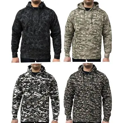 Buy Game Mens Military Camo Hoodie Digital Camouflage Hooded Top • 14.95£