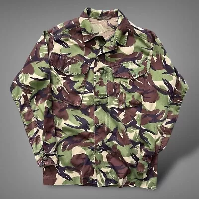 Buy Army Camouflage Combat Shirt Jacket Size L Utility Streetwear Indie Outdoors • 14.99£