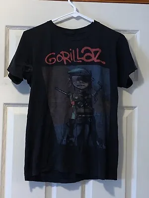 Buy Boys Black T Shirt Gorillaz Size M Chest 19  Length 25  • 15.77£