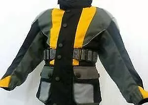 Buy Baby Biker Kids Childrens Motorcycle Motorbike Cool Textile Jacket Yellow T • 59.49£