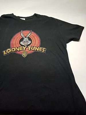 Buy Loony Tunes Bugs Bunny T Shirt Black XL  • 9.95£