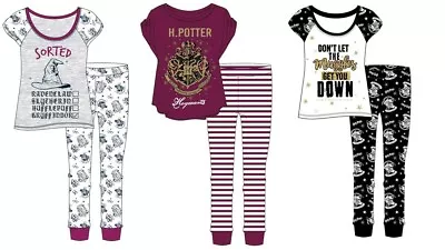Buy Ladies Harry Potter Pyjamas Teen Short Sleeves Sorting Hat Older Girls Nightwear • 12.99£