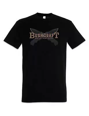 Buy Bushcraft Knives T-Shirt Bushcrafting Prepper Bonfire Campfire Camping Nature • 22.74£
