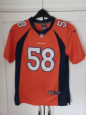 Buy NFL BRONCOS TEE SHIRT TOP SIZE SMALL MENS BOYS LARGE ORANGE 36inch Chest  • 1.20£