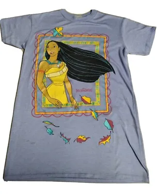 Buy VTG 90s Walt Disney Pocahontas Womens Size XS Size 8 Shirt Long Sleeve Cartoon  • 37.88£