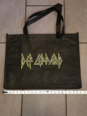 Buy Def Leppard The Stadium Tour Concert Merchandise Merch Large Reusable Tote Bag • 5.67£