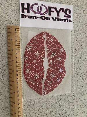 Buy Iron On Vinyl Transfer, Large Lips Kiss T-shirts, Cushions, Hoodies • 3.50£