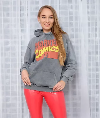Buy MARVEL COMICS Awesome Sweat Top Hoodie Worn Just For Photoshoots • 12£