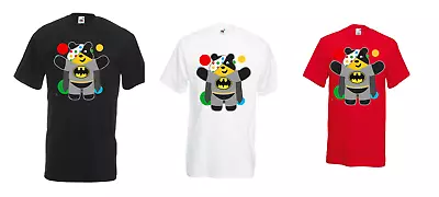 Buy Kids Adults Spotty Batman Pudsey Bear T-Shirt Charity Children In Need Gift Top • 5.99£