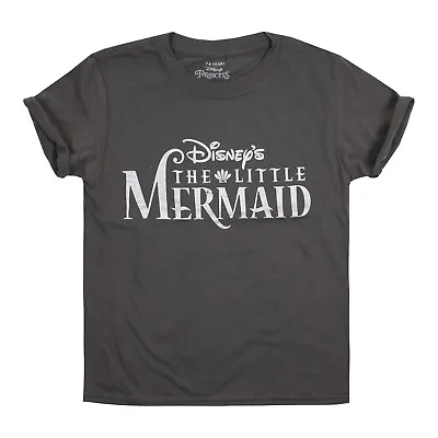 Buy Disney Girls T-shirt The Little Mermaid Logo Kids Official • 7.99£