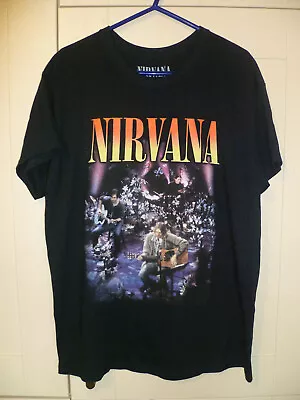 Buy Nirvana - 2020 Original  Mtv Unplugged  Black T-shirt (s) • 7.99£