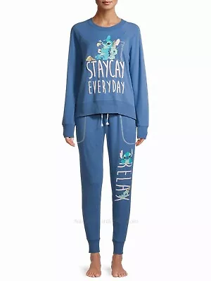 Buy Lilo And Stitch Womens Pajamas Set Size S - 3X Plus Disney Shirt & Pants NWT NEW • 26.75£