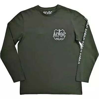 Buy AC/DC Rock Or Bust Green Long Sleeve Shirt NEW OFFICIAL • 21.19£