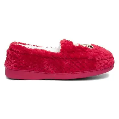 Buy The Slipper Company Womens Slippers Red Slip On Lola Shoezone SIZE • 7.99£
