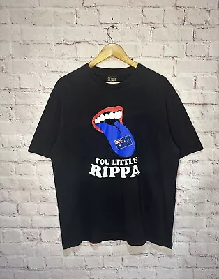 Buy You Little Rippa Black T-Shirt Size XL By OZ Rock Clothing Graphic Print Punk • 15.25£