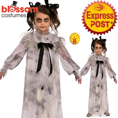Buy CK1329 Sweet Screams Zombie Pyjamas Girls Kids Halloween Walk Dead Blood Costume • 17.38£