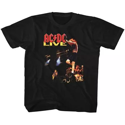 Buy Kids AC/DC Live Concert Photo Black Rock And Roll Music Band T-Shirt • 19.29£