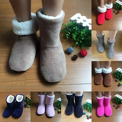 Buy Cozy Ladies Mens Slipper Boots With Fleece Linings Perfect For Cool Weather • 9.82£