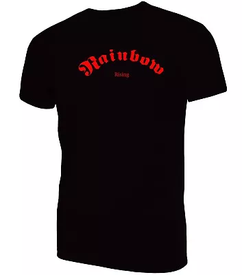 Buy Rainbow Rising T Shirt Blackmore Dio Deep Purple Rock Metal  • 16.50£
